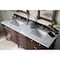 James Martin Vanities Brittany 72in Double Vanity, Burnished Mahogany w/ 3 CM Carrara Marble Top 650-V72-BNM-3CAR - alternate 3
